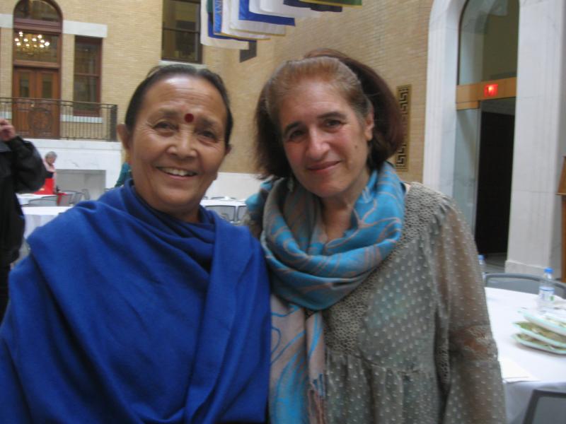 Maiti Nepal's Anuradha Koirala w Dr. Karen L. Weber